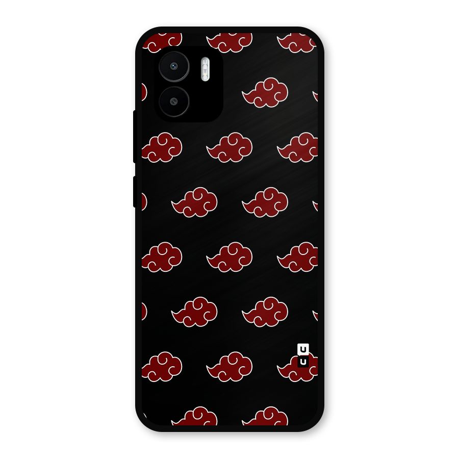 Naruto Akatsuki Pattern Metal Back Case for Redmi A2