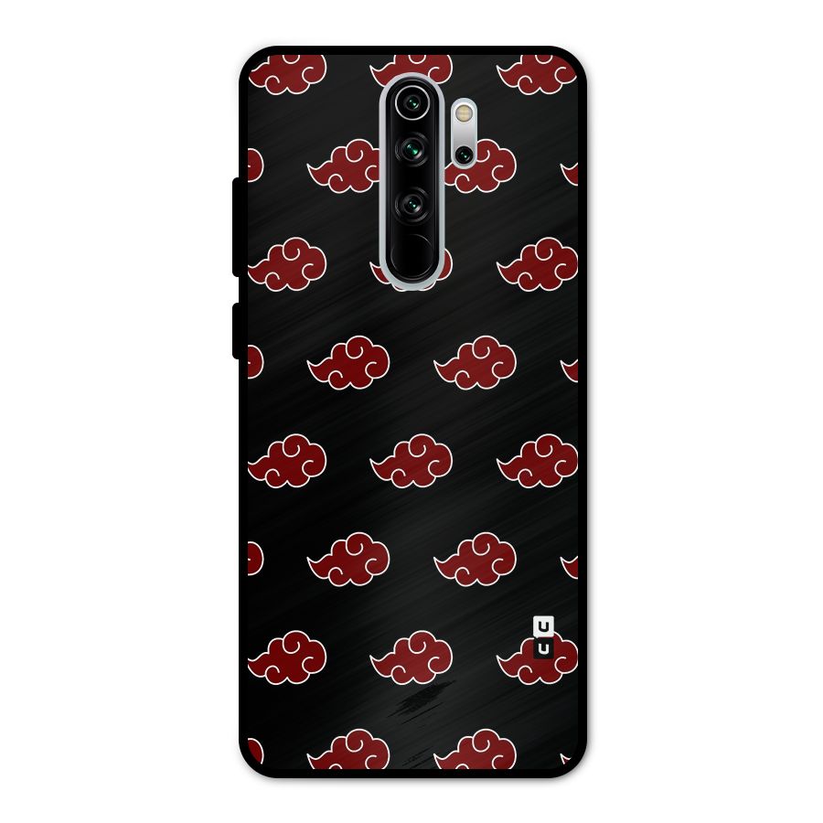 Naruto Akatsuki Pattern Metal Back Case for Redmi Note 8 Pro