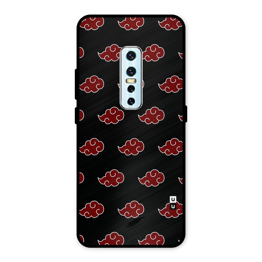 Naruto Akatsuki Pattern Metal Back Case for Vivo V17 Pro