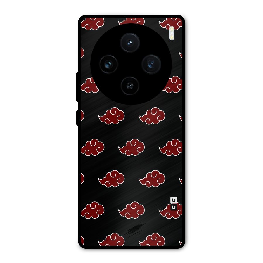 Naruto Akatsuki Pattern Metal Back Case for Vivo X100