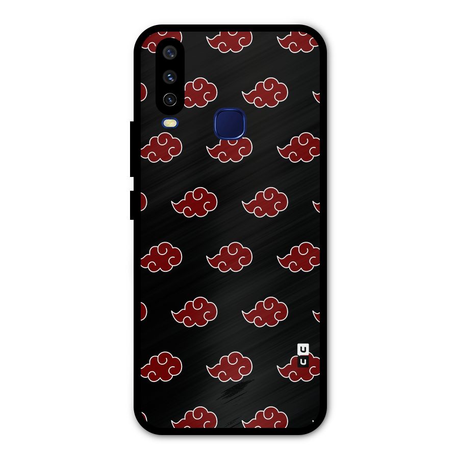 Naruto Akatsuki Pattern Metal Back Case for Vivo Y12