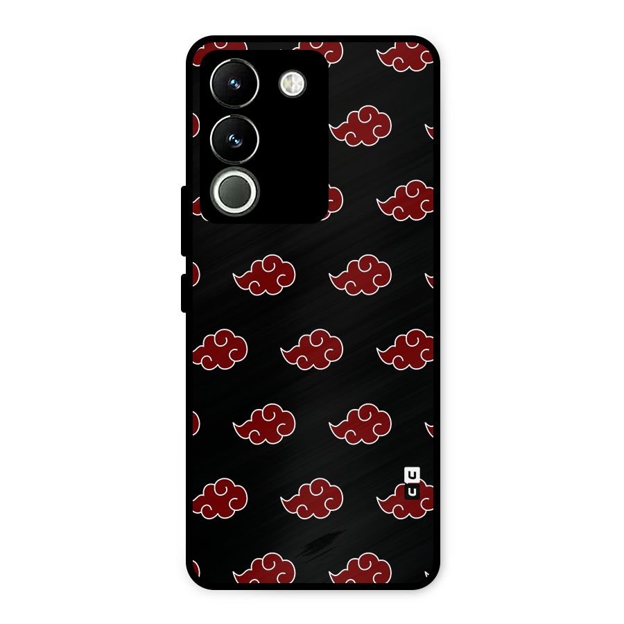 Naruto Akatsuki Pattern Metal Back Case for Vivo Y200