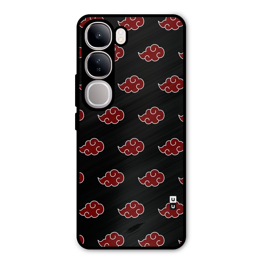 Naruto Akatsuki Pattern Metal Back Case for Vivo Y300