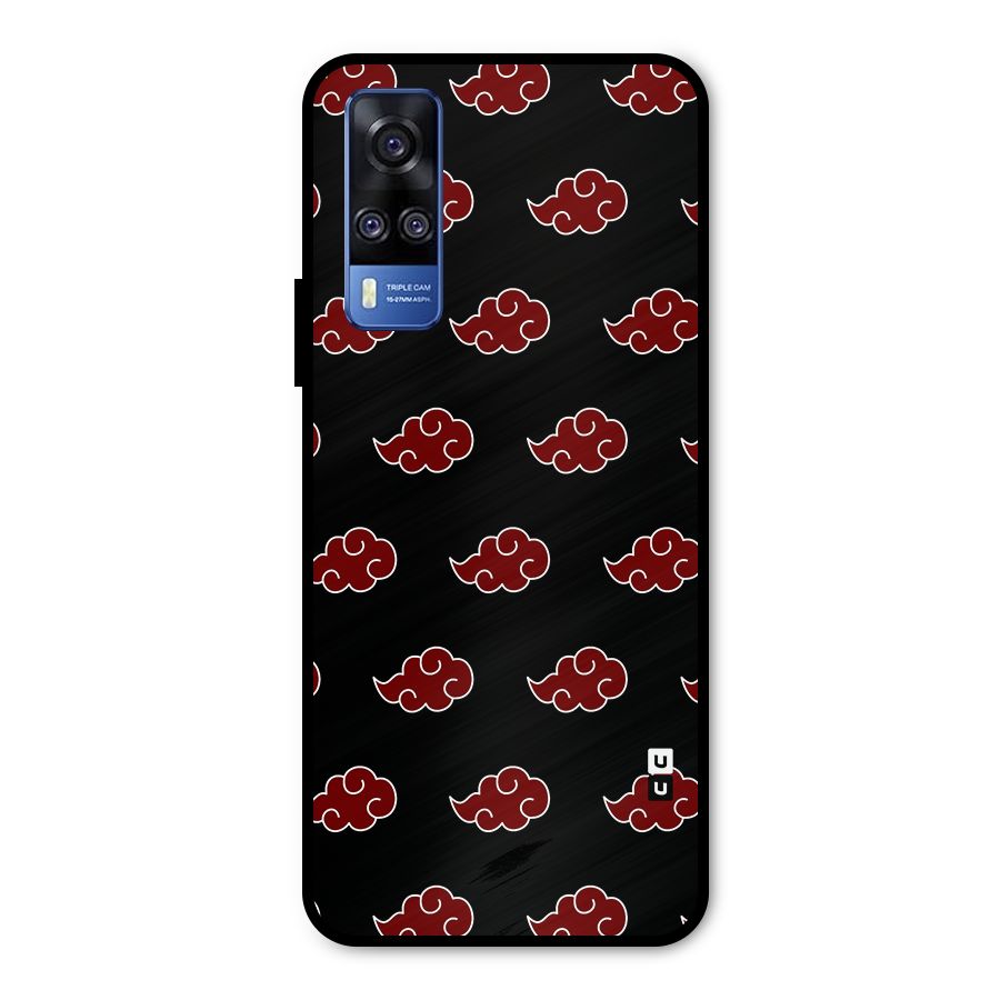 Naruto Akatsuki Pattern Metal Back Case for Vivo Y31