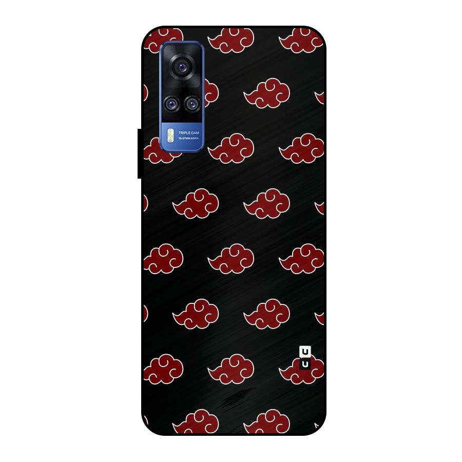 Naruto Akatsuki Pattern Metal Back Case for Vivo Y51