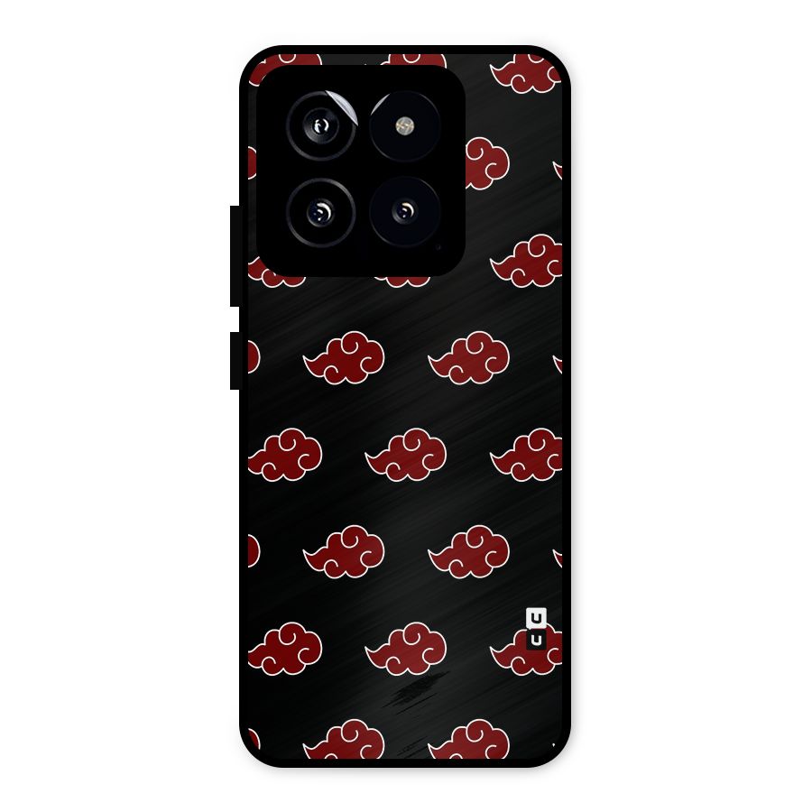 Naruto Akatsuki Pattern Metal Back Case for Xiaomi 14