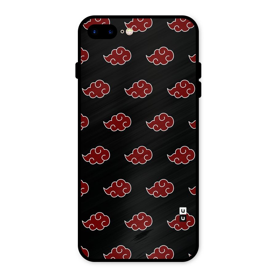 Naruto Akatsuki Pattern Metal Back Case for iPhone 7 Plus