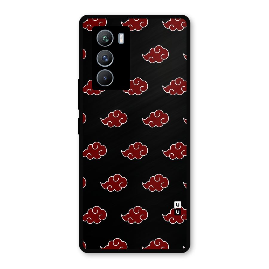 Naruto Akatsuki Pattern Metal Back Case for iQOO 9 SE