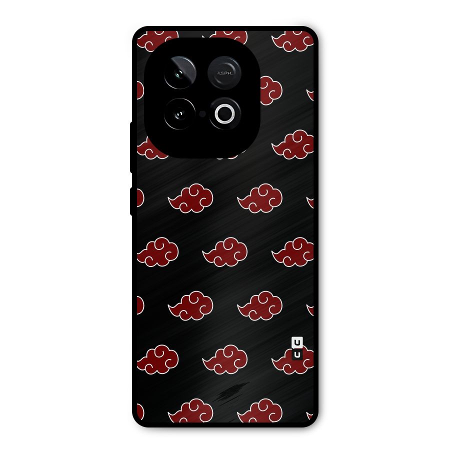 Naruto Akatsuki Pattern Metal Back Case for iQOO Neo 10