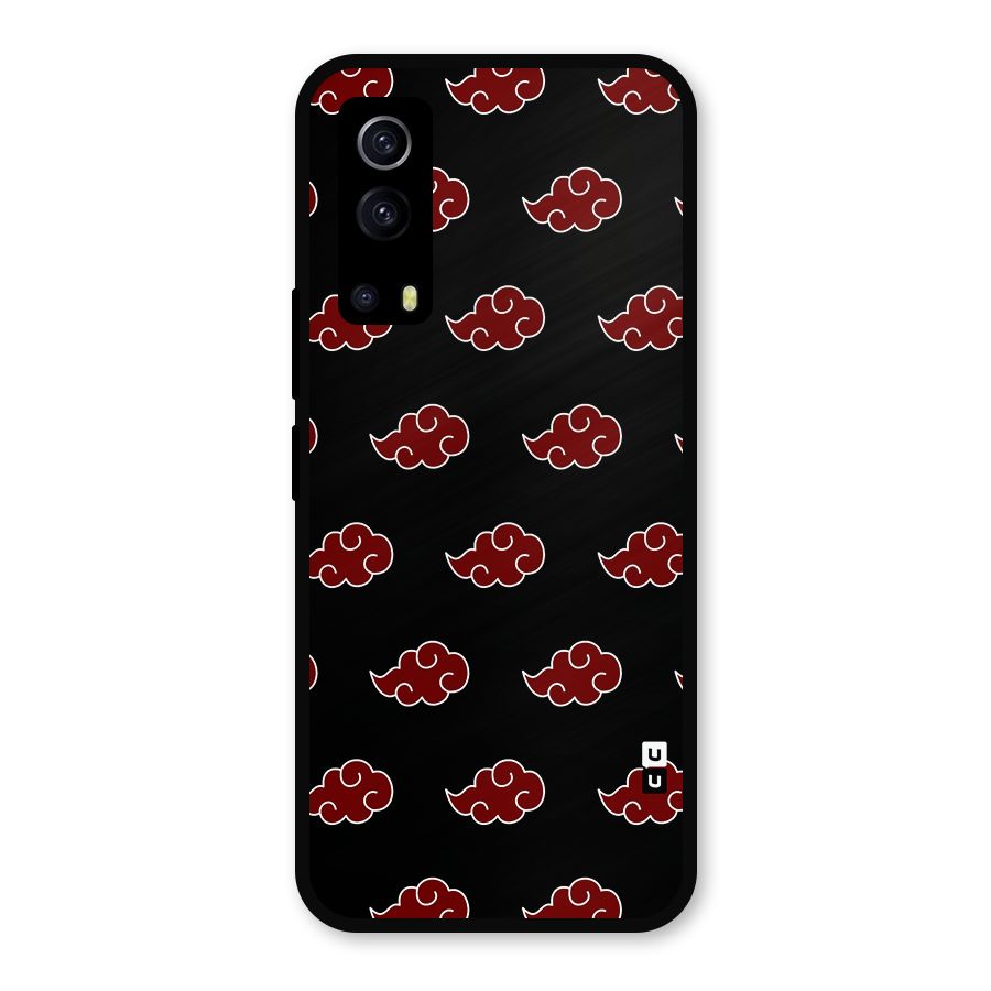 Naruto Akatsuki Pattern Metal Back Case for iQOO Z3