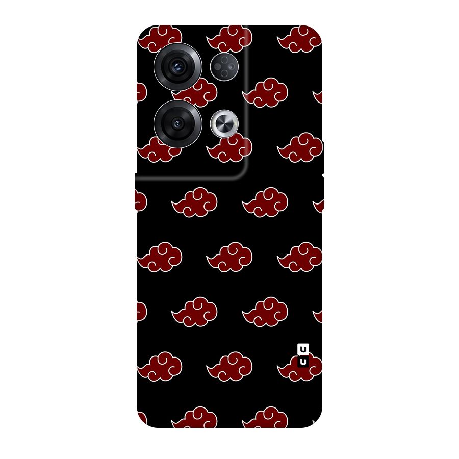 Naruto Akatsuki Pattern Original Polycarbonate Back Case for Oppo Reno8 Pro 5G