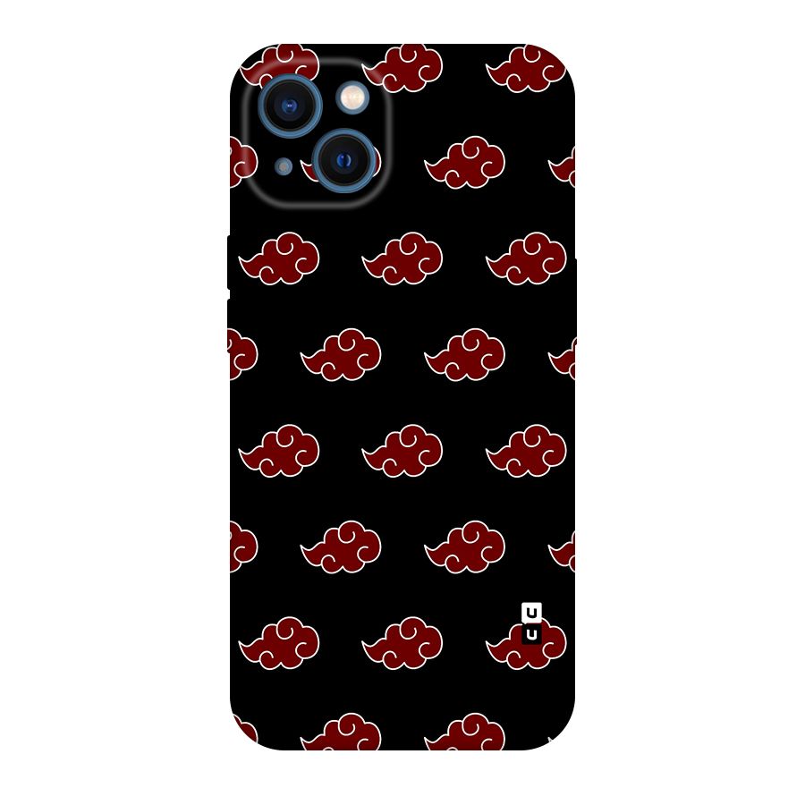 Naruto Akatsuki Pattern Original Polycarbonate Back Case for iPhone 13