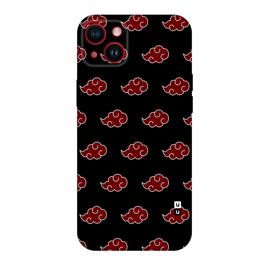 Naruto Akatsuki Pattern Original Polycarbonate Back Case for iPhone 14 Plus