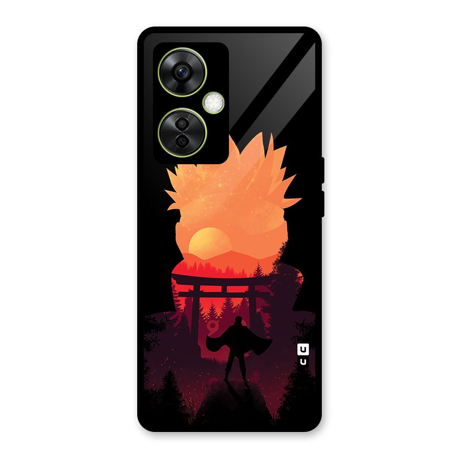 Naruto Anime Sunset Art Glass Back Case for OnePlus Nord CE 3 Lite