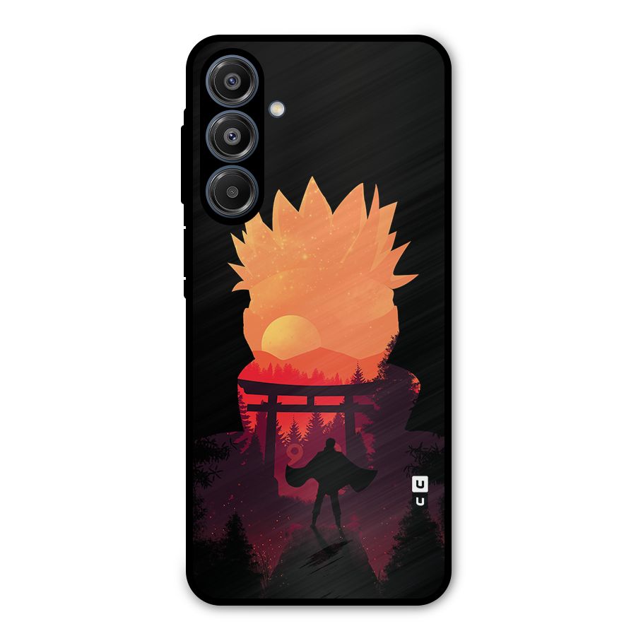 Naruto Anime Sunset Art Metal Back Case for Galaxy A16 5G