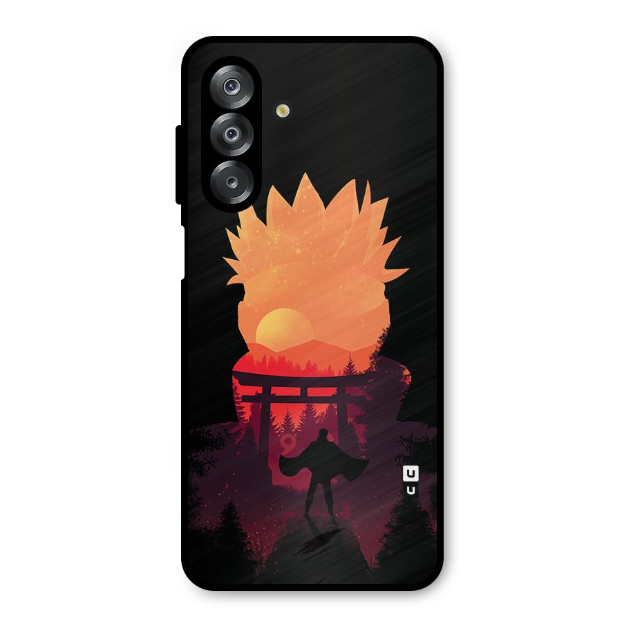 Naruto Anime Sunset Art Metal Back Case for Galaxy A26
