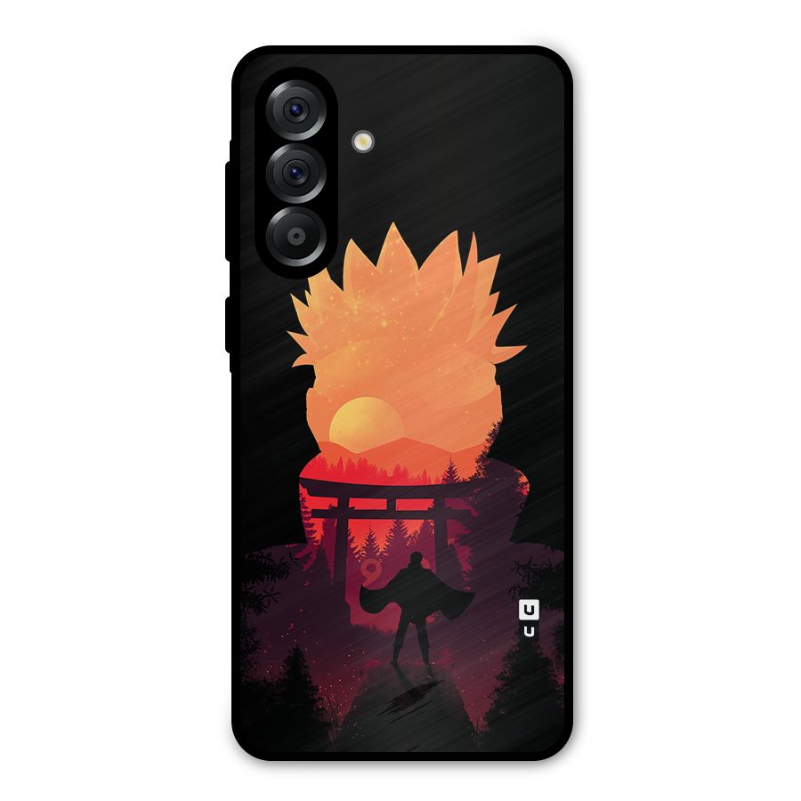 Naruto Anime Sunset Art Metal Back Case for Galaxy A36