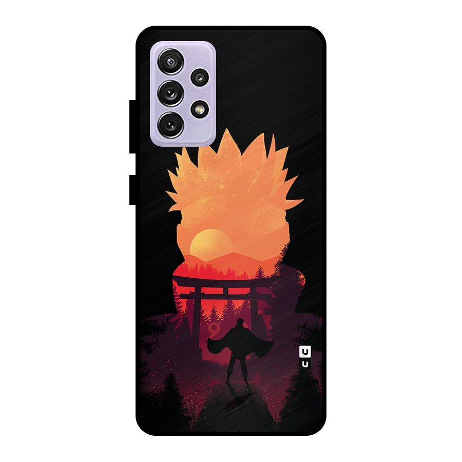 Naruto Anime Sunset Art Metal Back Case for Galaxy A72