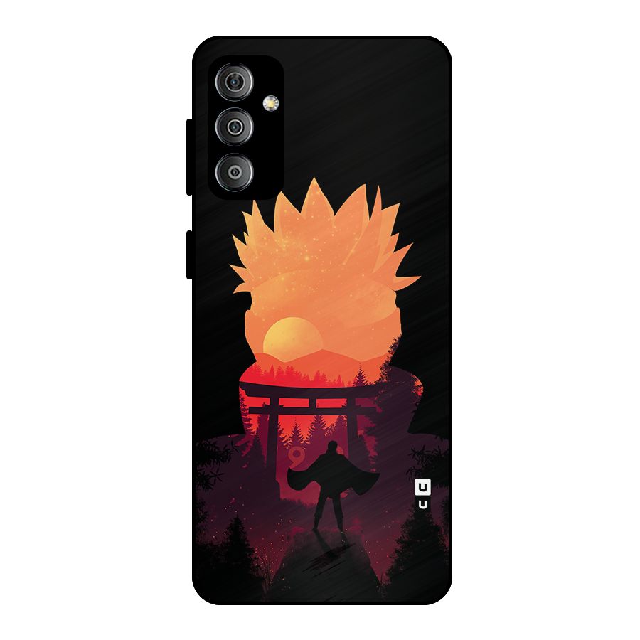 Naruto Anime Sunset Art Metal Back Case for Galaxy F23