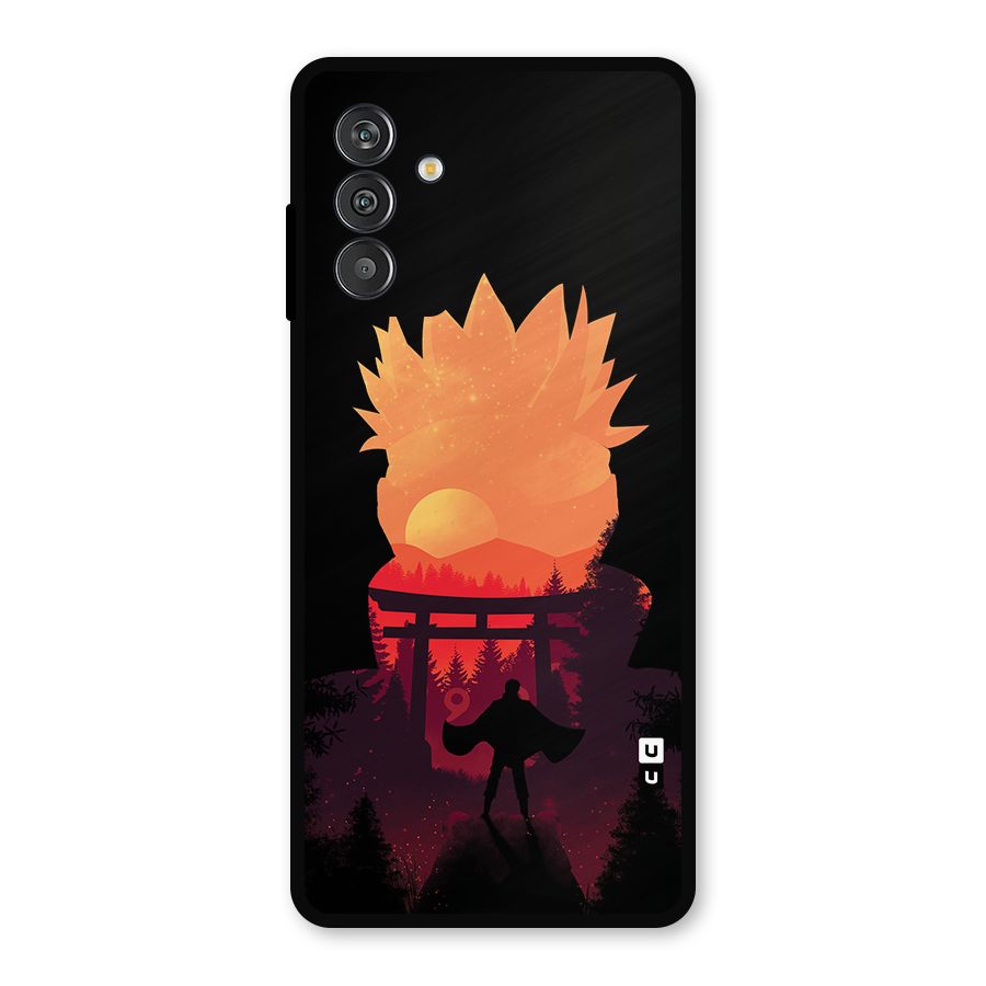 Naruto Anime Sunset Art Metal Back Case for Galaxy M13