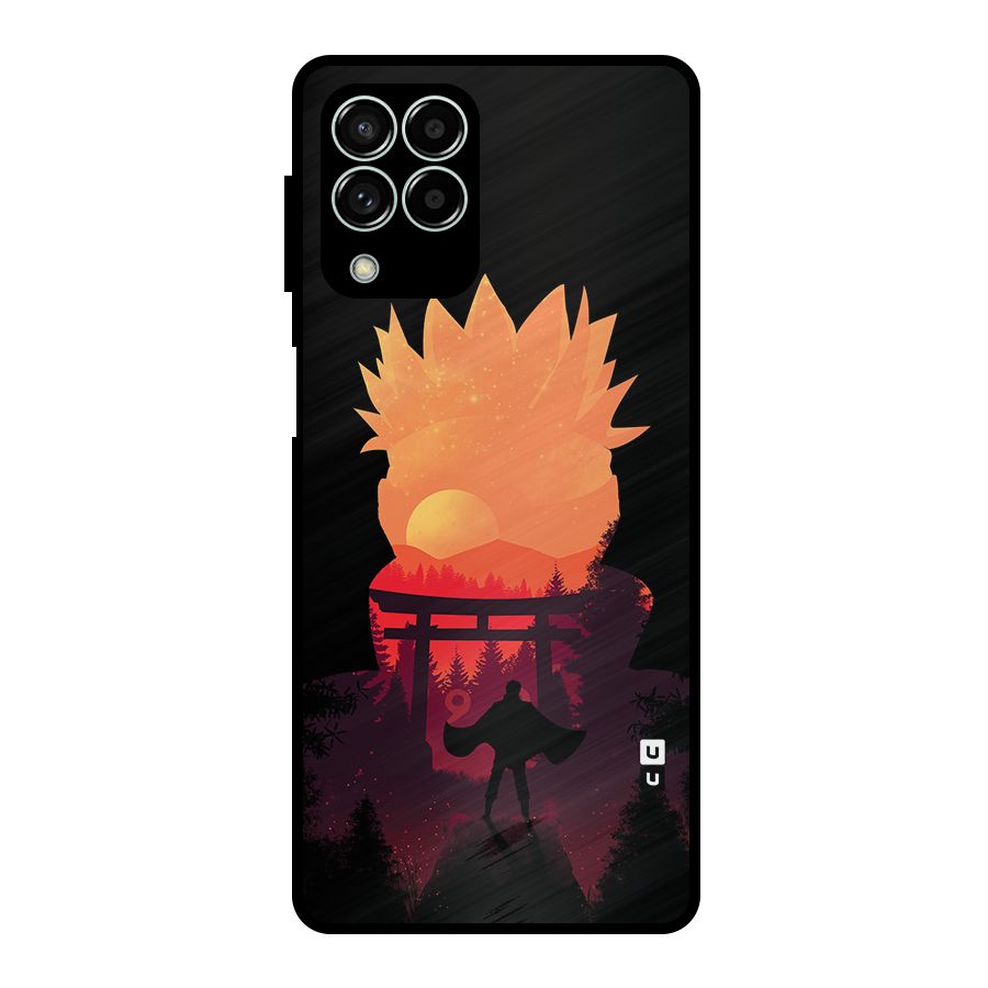 Naruto Anime Sunset Art Metal Back Case for Galaxy M33