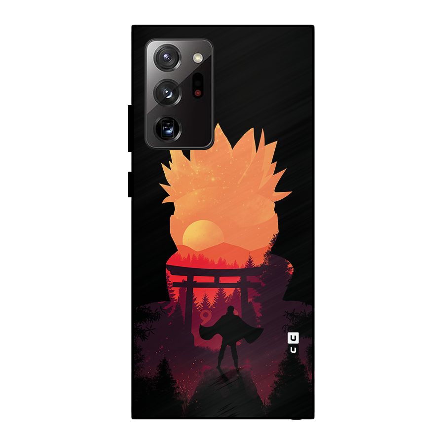 Naruto Anime Sunset Art Metal Back Case for Galaxy Note 20 Ultra