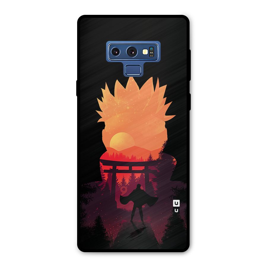 Naruto Anime Sunset Art Metal Back Case for Galaxy Note 9
