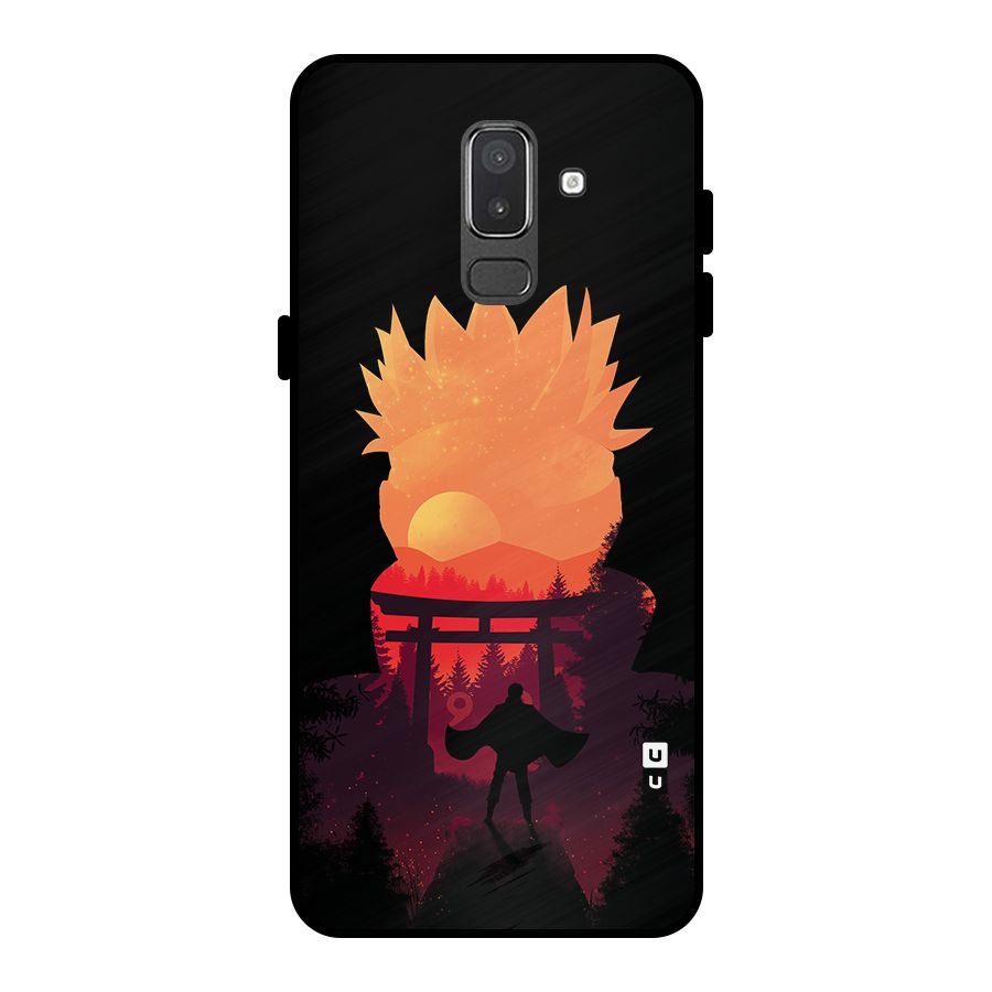 Naruto Anime Sunset Art Metal Back Case for Galaxy On8 (2018)