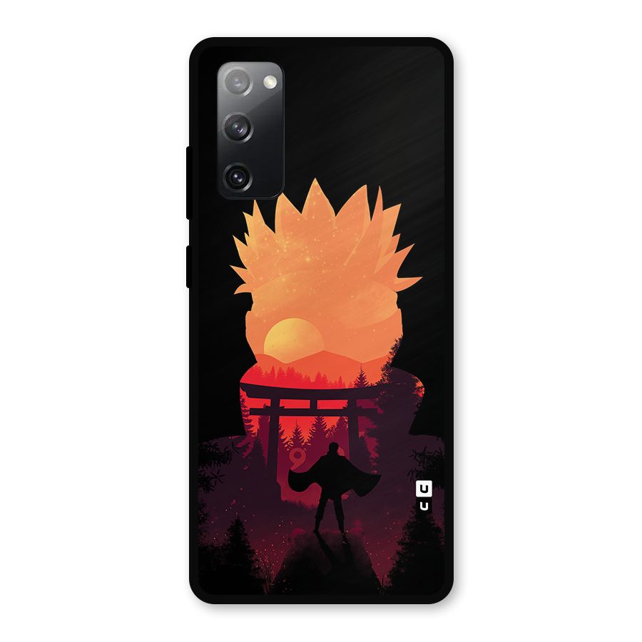 Naruto Anime Sunset Art Metal Back Case for Galaxy S20 FE 5G