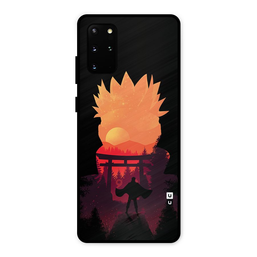 Naruto Anime Sunset Art Metal Back Case for Galaxy S20 Plus