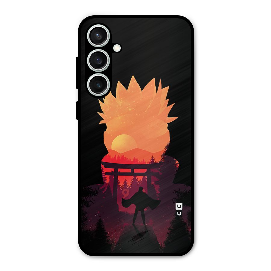Naruto Anime Sunset Art Metal Back Case for Galaxy S23 FE