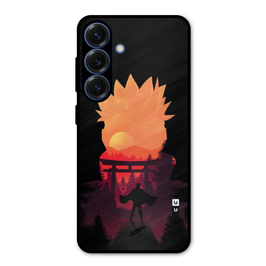 Naruto Anime Sunset Art Metal Back Case for Galaxy S25