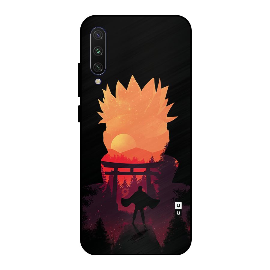 Naruto Anime Sunset Art Metal Back Case for Mi A3