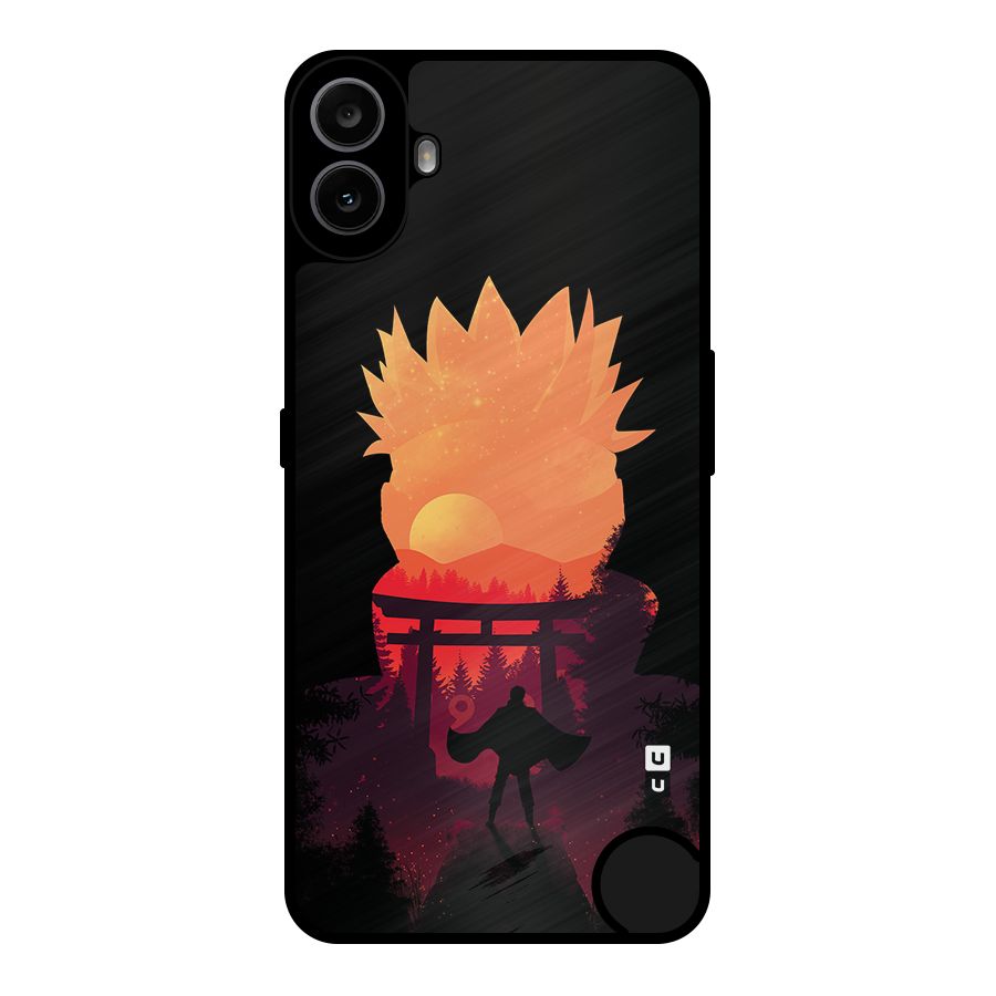 Naruto Anime Sunset Art Metal Back Case for Nothing CMF Phone 1