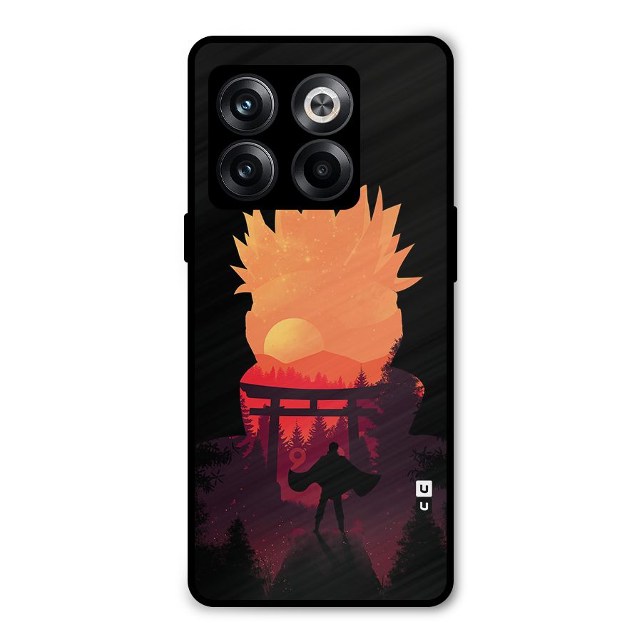 Naruto Anime Sunset Art Metal Back Case for OnePlus 10T