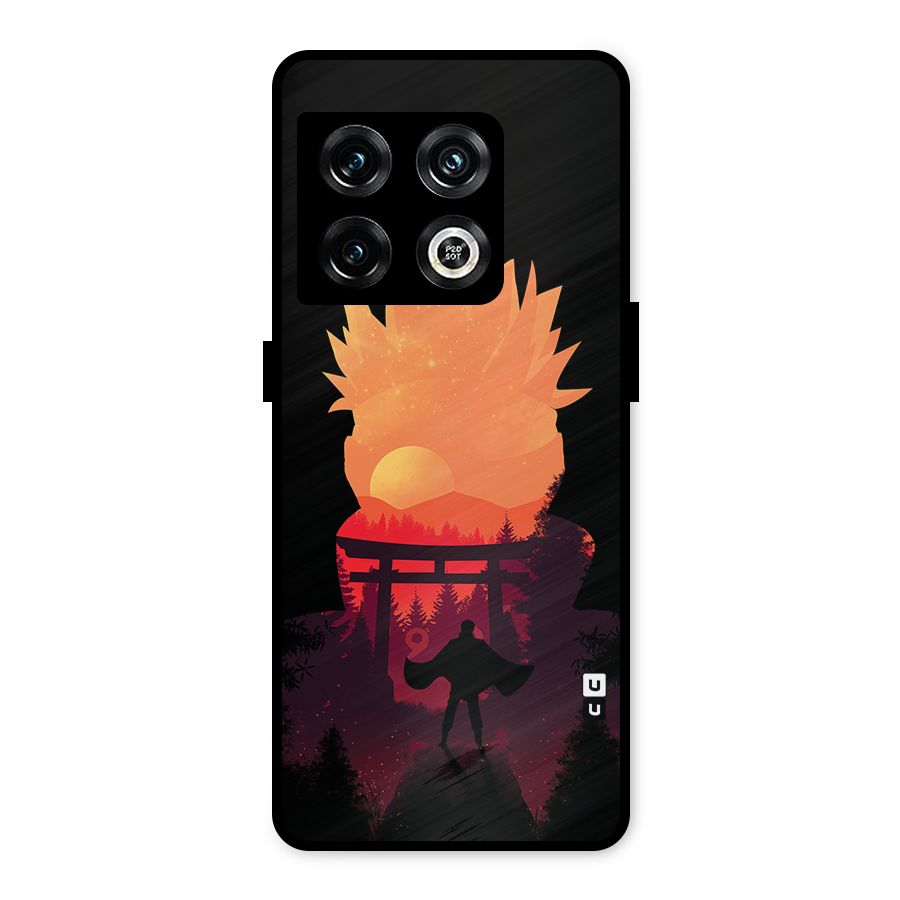 Naruto Anime Sunset Art Metal Back Case for OnePlus 10 Pro 5G