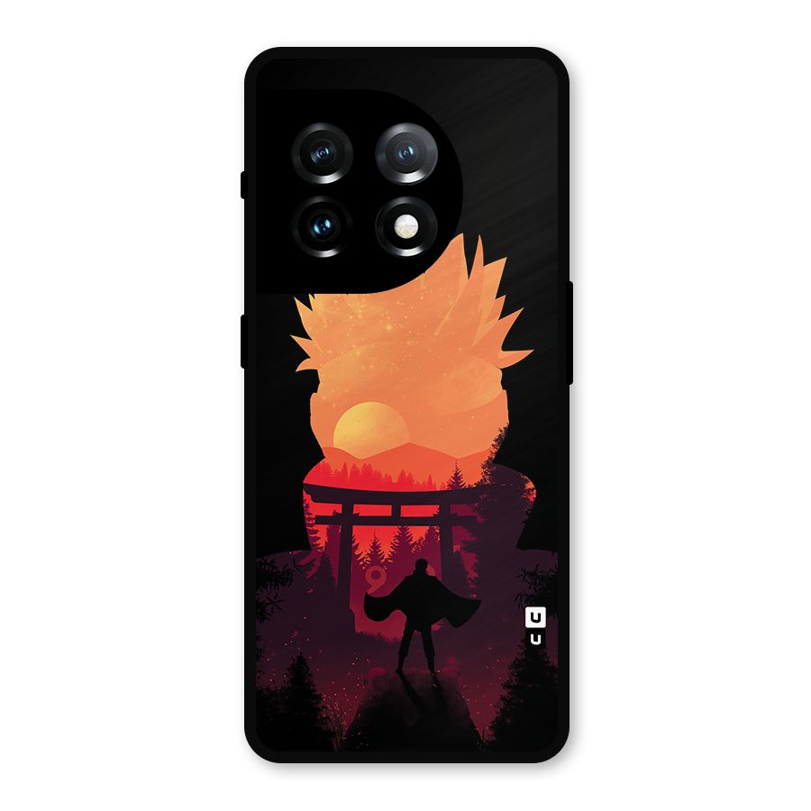 Naruto Anime Sunset Art Metal Back Case for OnePlus 11