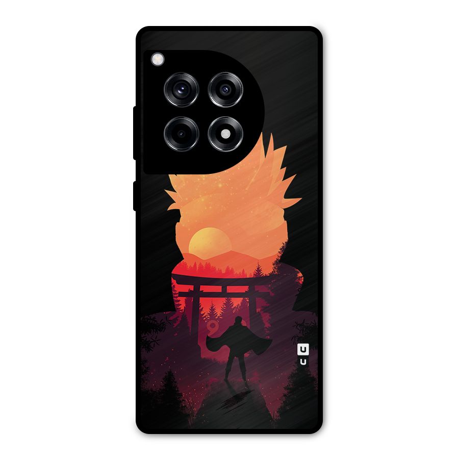 Naruto Anime Sunset Art Metal Back Case for OnePlus 12R
