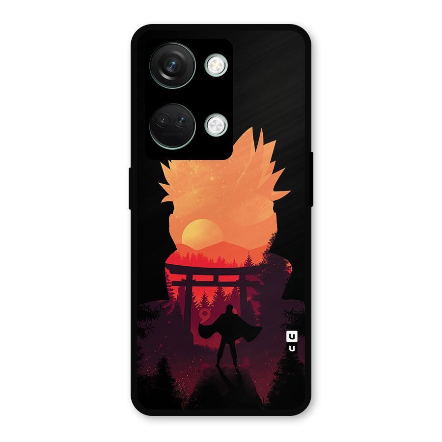 Naruto Anime Sunset Art Metal Back Case for OnePlus Nord 3