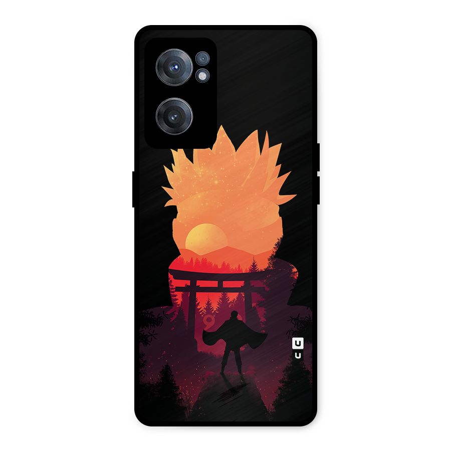 Naruto Anime Sunset Art Metal Back Case for OnePlus Nord CE 2 5G