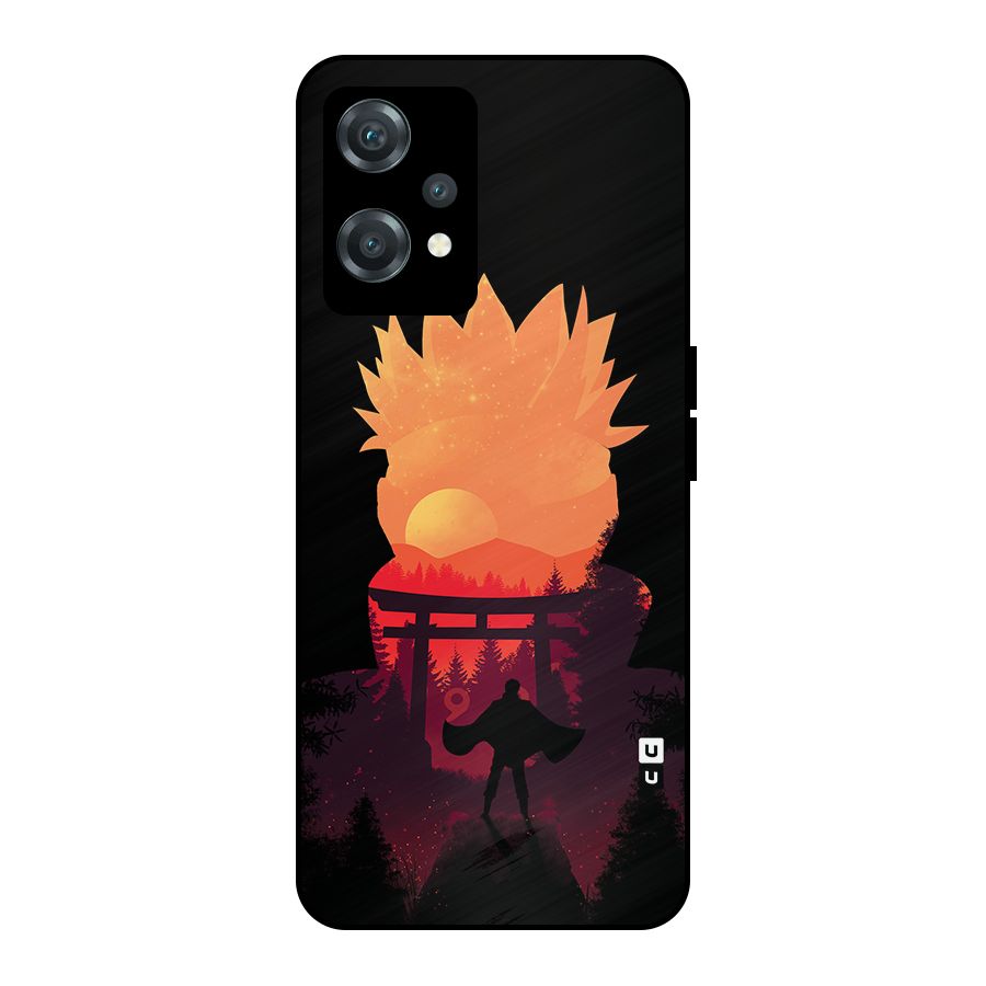 Naruto Anime Sunset Art Metal Back Case for OnePlus Nord CE 2 Lite 5G