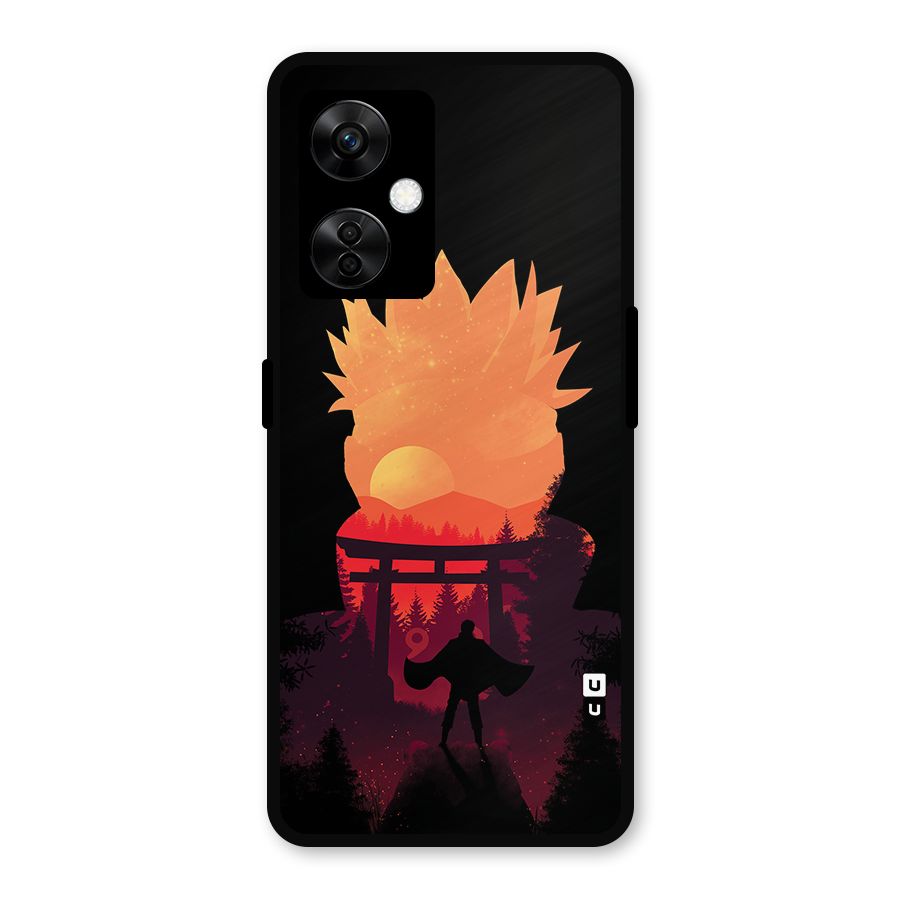 Naruto Anime Sunset Art Metal Back Case for OnePlus Nord CE 3 Lite