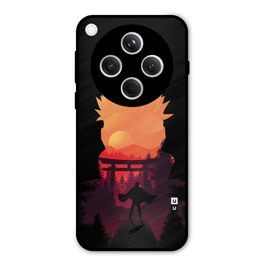 Naruto Anime Sunset Art Metal Back Case for Oppo Find X8