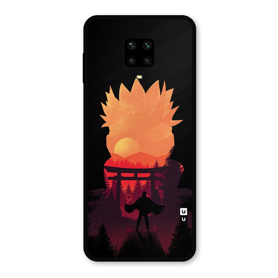 Naruto Anime Sunset Art Metal Back Case for Poco M2 Pro