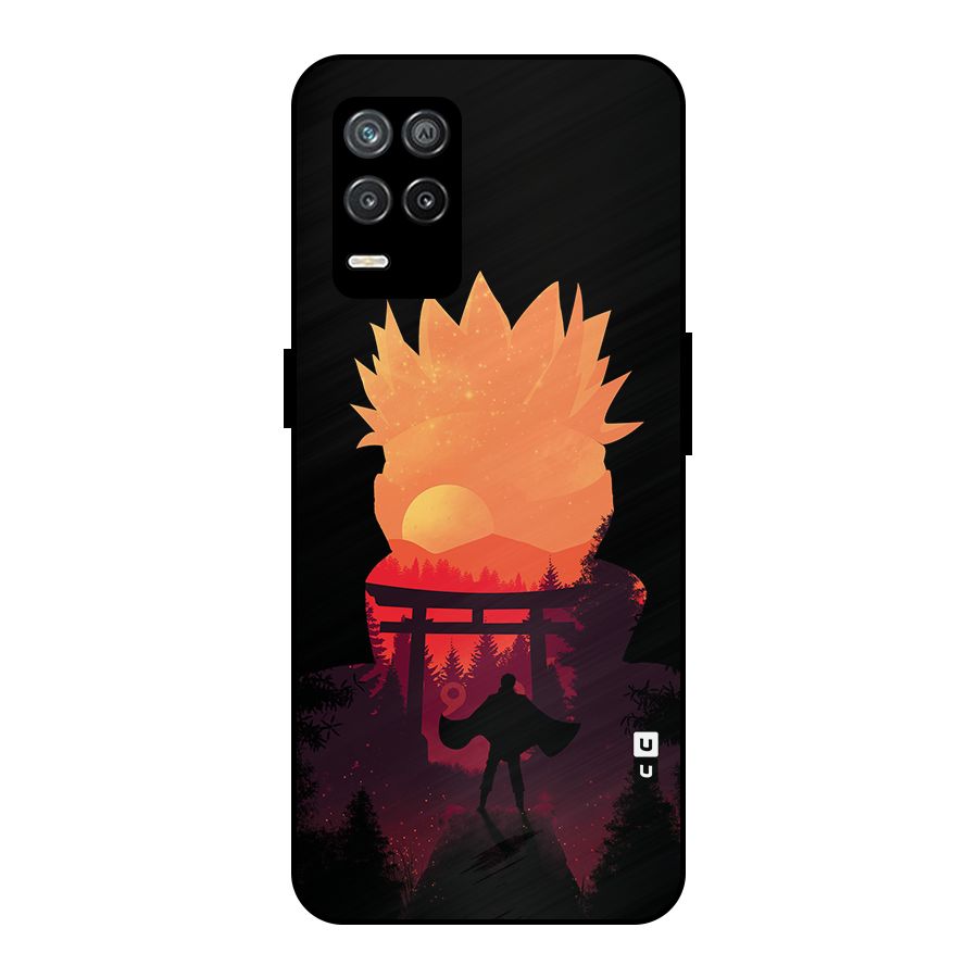 Naruto Anime Sunset Art Metal Back Case for Realme 8s 5G