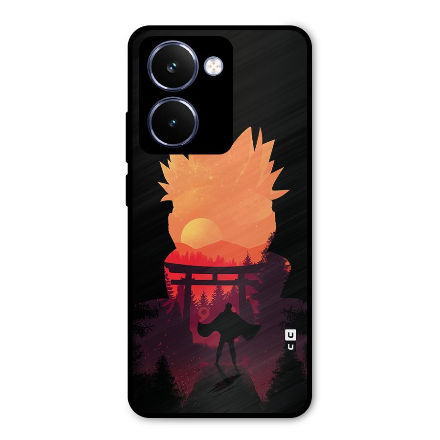 Naruto Anime Sunset Art Metal Back Case for Realme P3 Ultra