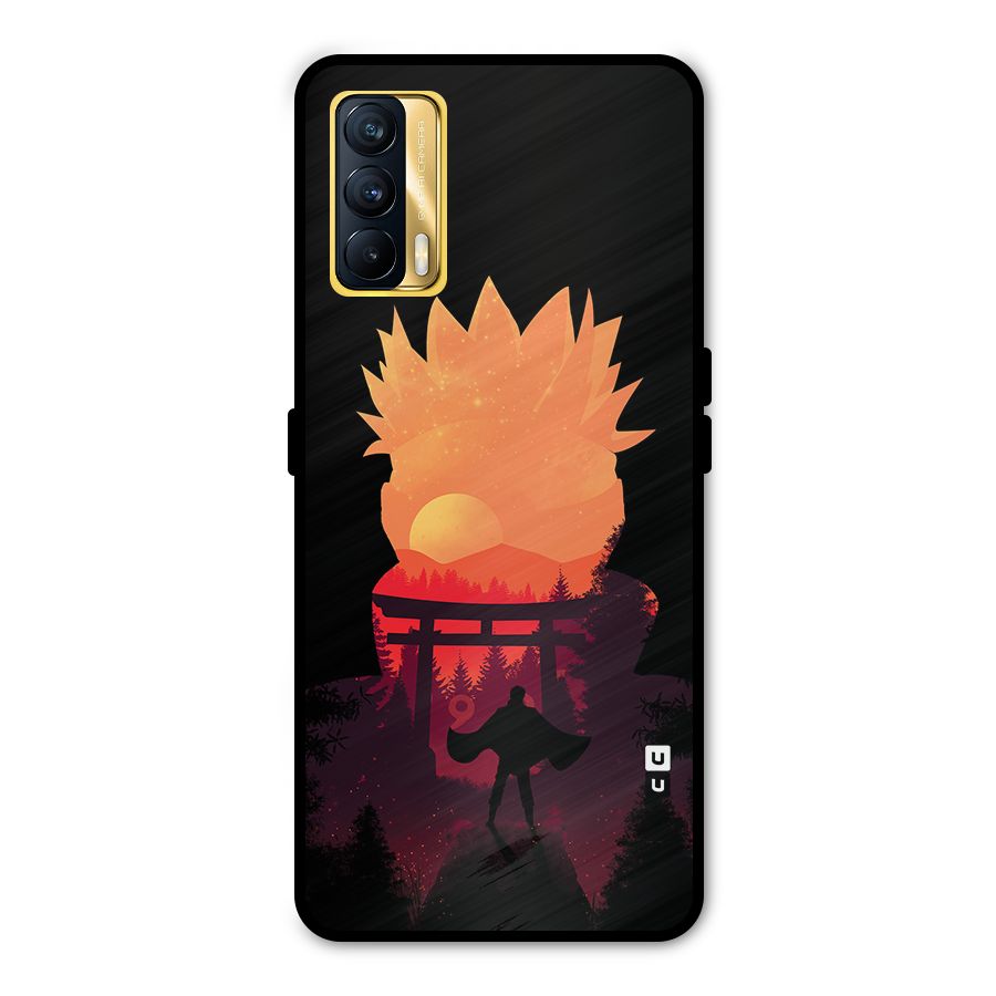 Naruto Anime Sunset Art Metal Back Case for Realme X7