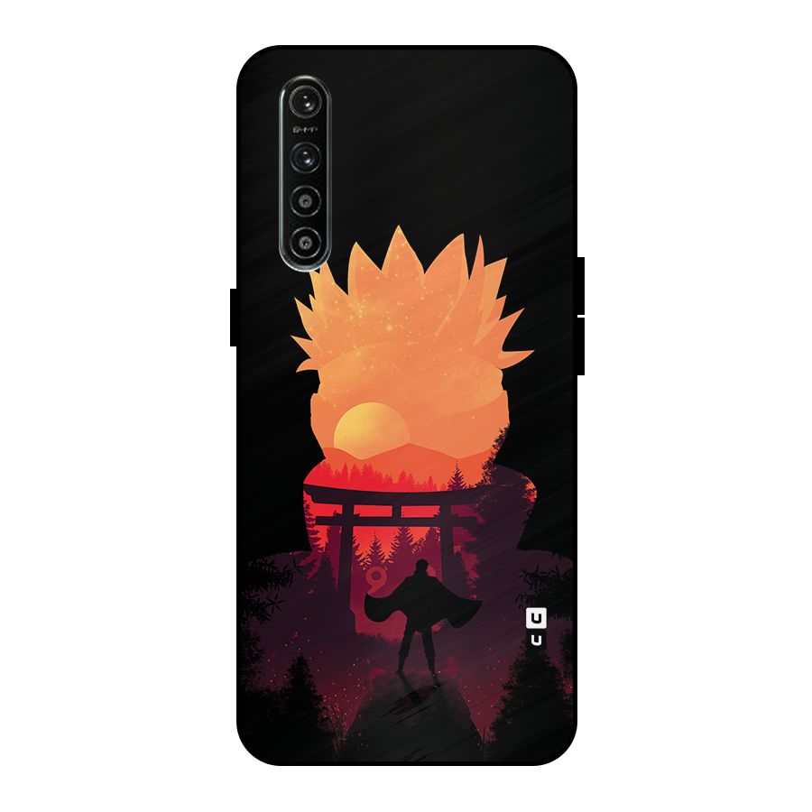 Naruto Anime Sunset Art Metal Back Case for Realme XT