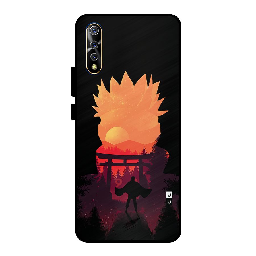Naruto Anime Sunset Art Metal Back Case for Vivo S1