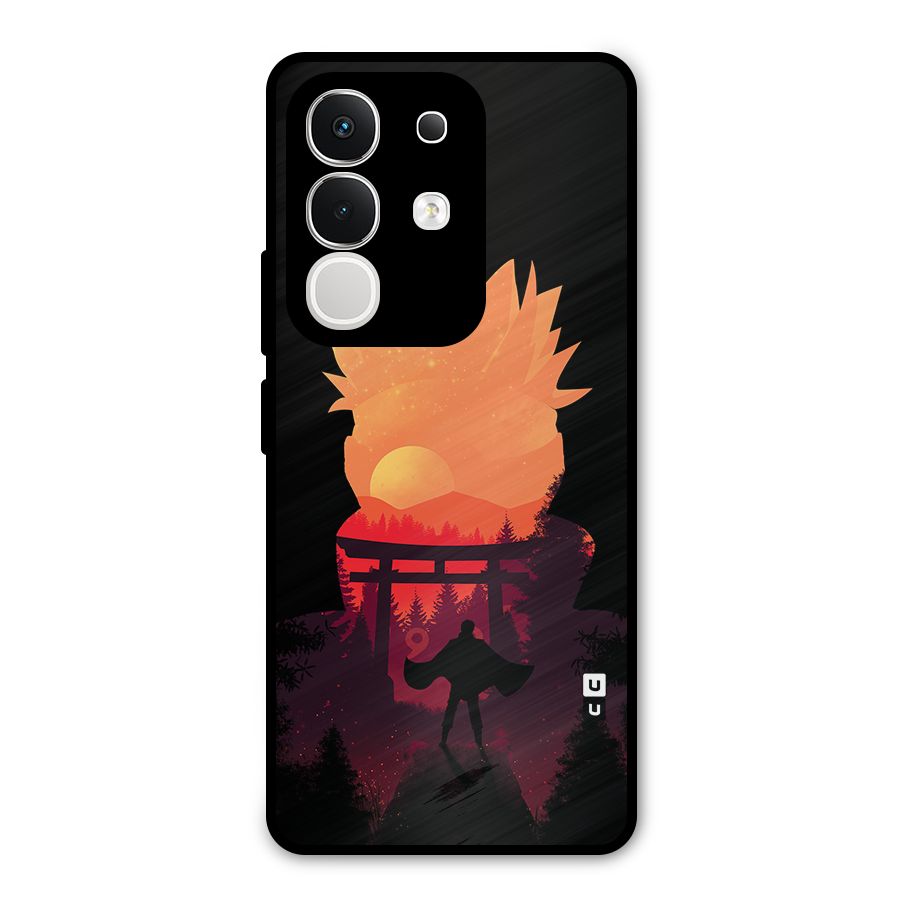 Naruto Anime Sunset Art Metal Back Case for Vivo T4x